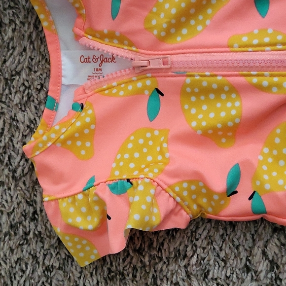 Cat & Jack one piece bathingsuit. Size 18 months. - Picture 2 of 4